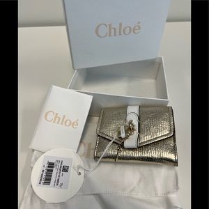 Chloe wallet- 6 card slots, bills and coin slot. - new never used.